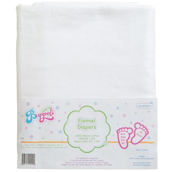 Picture of Buppeli 20 X 36 Flannel Diapers