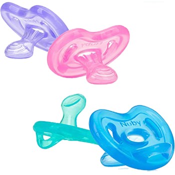 Picture of Nuby Silicone Orthodontic Pacifier