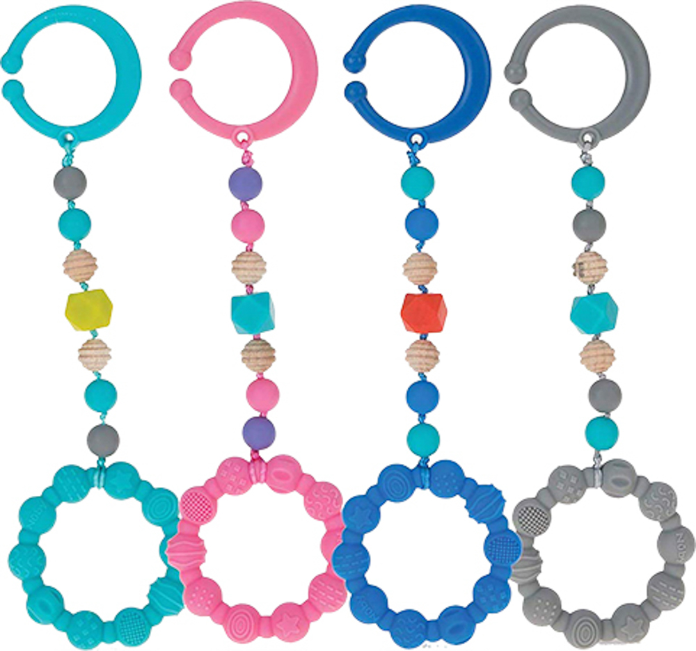 Picture of Nuby Silicone Teether w/Clip