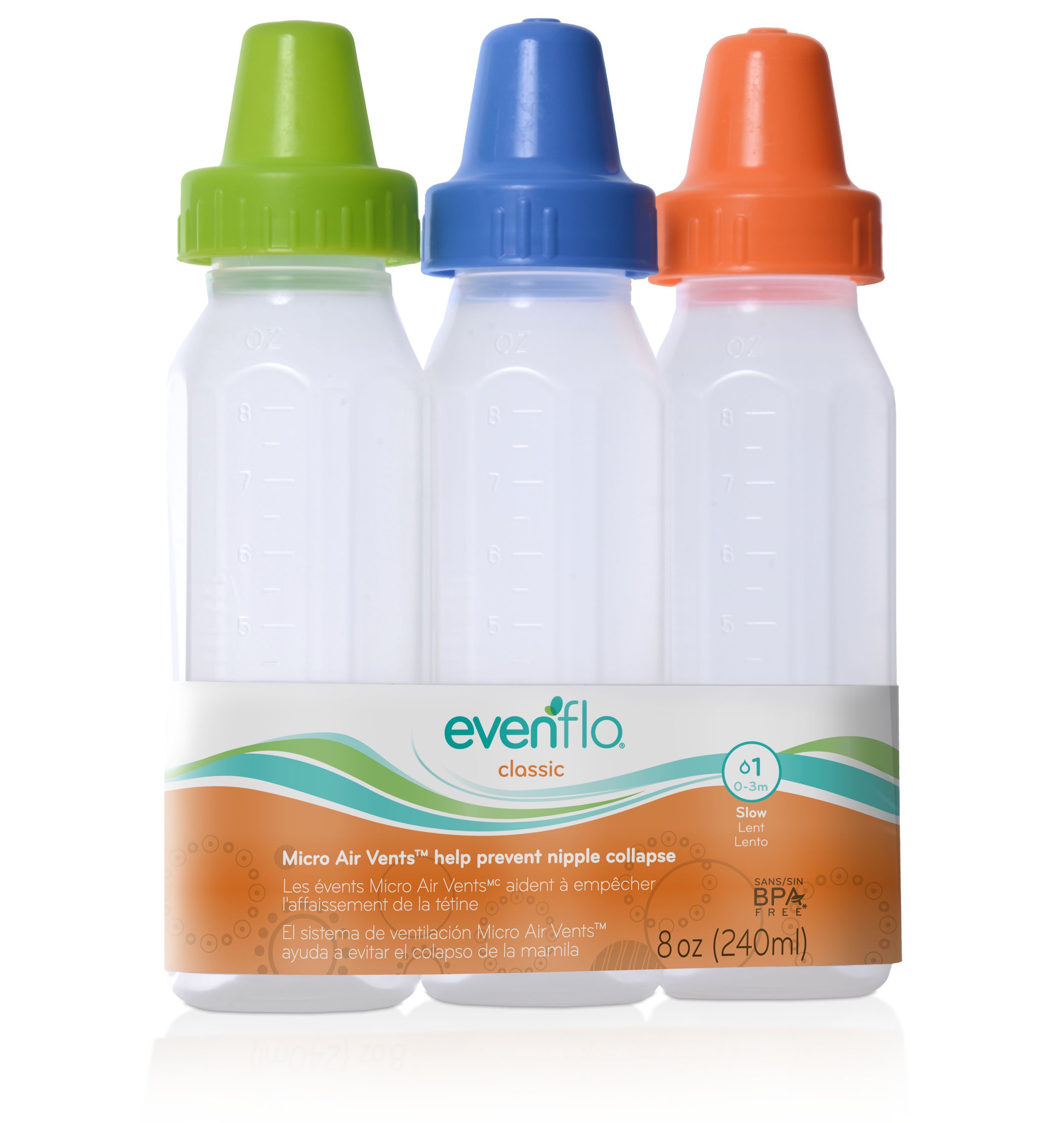 Picture of Evenflo Classic Clear Plastic Bottle