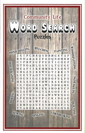 Picture of Community Life Word Search