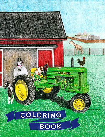 Picture of Tractor Coloring Book