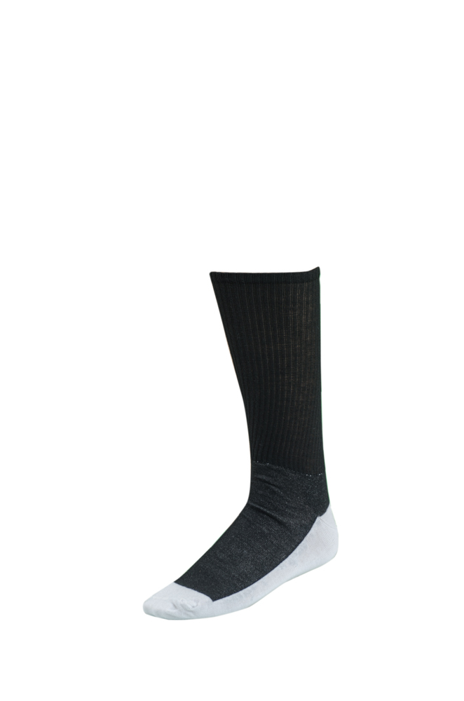 Picture of Black with White Foot Sock