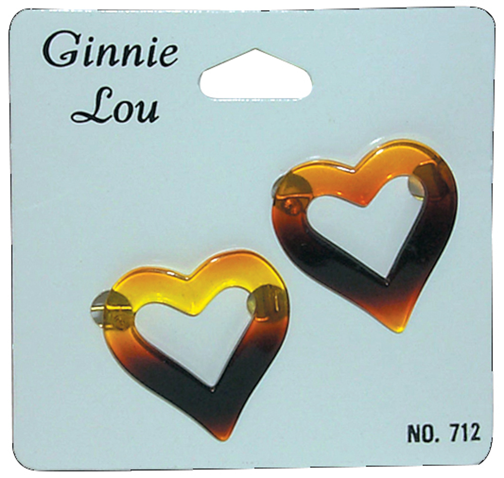 Picture of Heart Shaped Barrettes