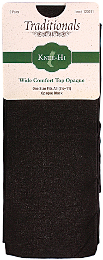 Picture of Wide Comfort Top Opaque Knee High