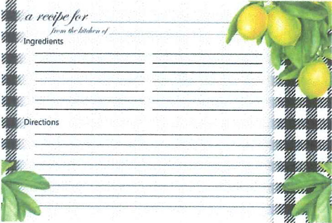 Picture of Wing & Blossom Recipe Cards