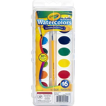 Picture of Crayola Watercolor Paints 16 ct