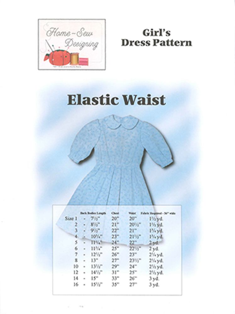 Picture of Home-Sew Girls' Dress Patterns