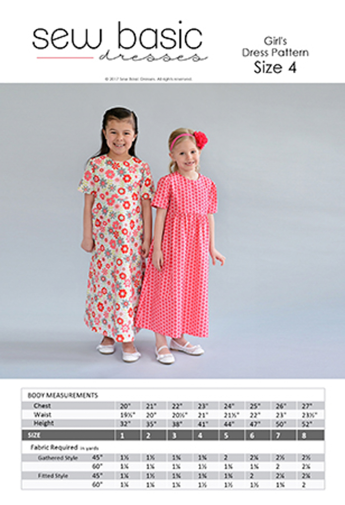 Picture of Sew Basics Girls' Dress Pattern