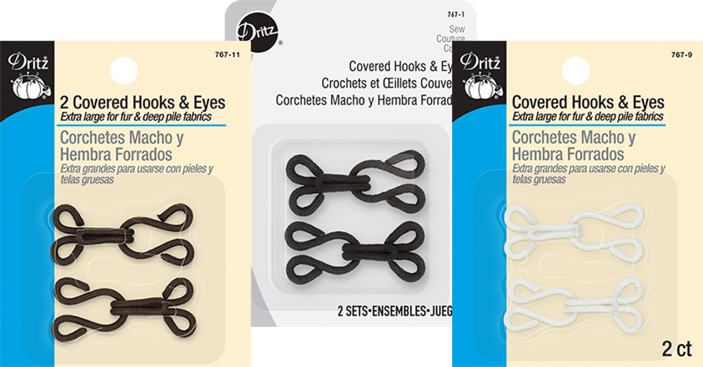 Picture of Dritz Covered Hook and Eyes