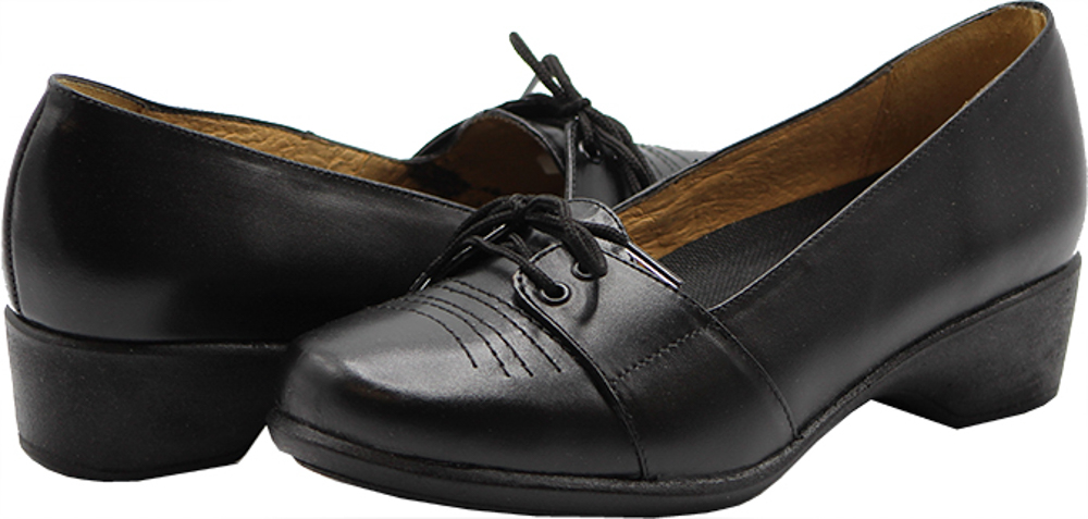 Picture of Simply Black Ladies' Tie Shoe