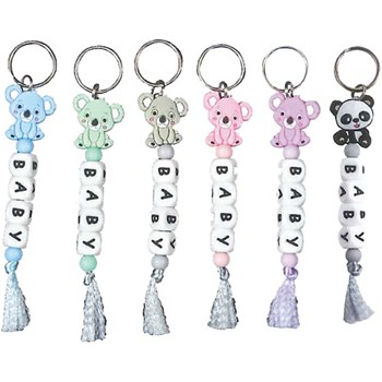 Picture of Silicone BABY Beads Keychain