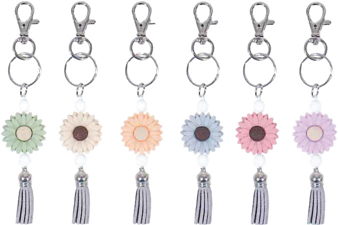 Picture of Daisy Silicone Keychain