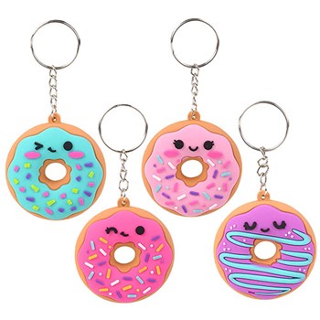 Picture of Donut Soft Rubber Keychain