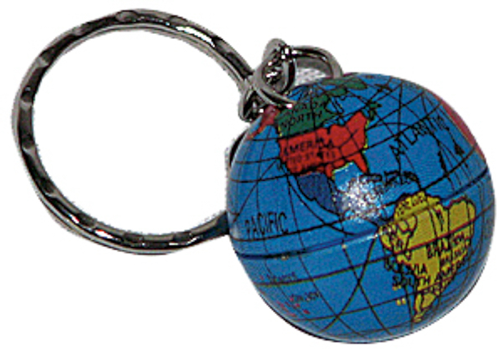 Picture of Metal Globe Keychain