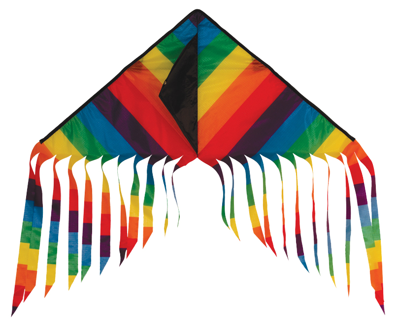 Picture of Flutter Rainbow Stripe Kite